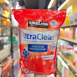 Viên Giặt KIRKLAND Signature Ultra Clean Hương Fresh Scent Tiện Lợi Dạng Túi 152 Viên 3.04Kg (Túi) - - Phù Hợp Mọi Loại Máy Giặt: Sử dụng an toàn và hiệu quả cho cả máy giặt thông thường và máy giặt tiết kiệm nước HE (High Efficiency).