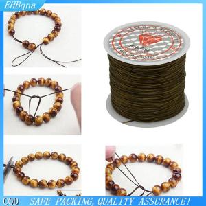 [COD] 50M Strong Stretch Elastic Cord Wire rope Bracelet Necklace String Bead 0.5mm