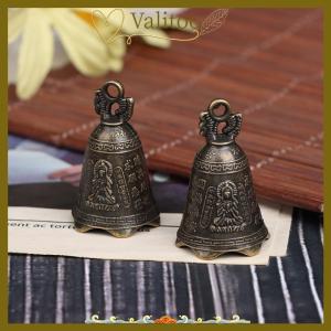 [Valitoo] Antique Bell Chinese Mini Sculpture Pray Guanyin Buddha Bell Shui Feng Bell