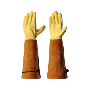 2x Antislip Gardening Work Gloves Thermal Resistant Guard Ventilated Design For Thorn Handling Soil Digging Outdoor Use