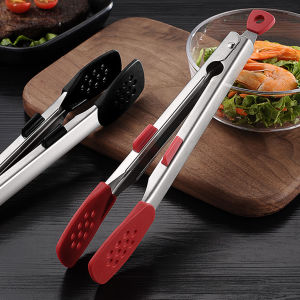 2Pcs Premium Silicone Food Tongs Heat Resistant Non-Stick Kitchen Tongs with Stainless Steel Locking Perfect for Cooking Serving BBQ Grill and Salad (11.6 Inch) By Lisdripe Silicone Tong - Lazada