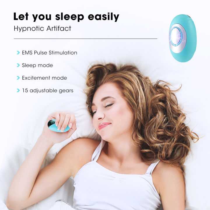 Ces Microcurrent 智能助眠仪 Handheld CES Sleep Aid Microcurrent EMS Pulse Device Hypnosis ...