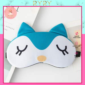 Bịt Mắt Che Mắt Ngủ Có Túi Gel Massage Hình Thú cute