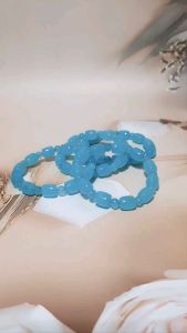 KRISTAL SG:  Aquamarine. 海蓝宝桶珠