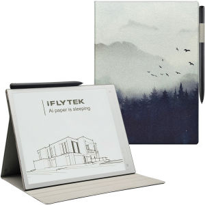 Magnetic Stand Case for 10.65 iFLYTEK AINOTE 2 (2025 Released) Ultra-Thin Folio Cover - Built-in Pen Holder Auto Sleep/Wake