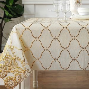 European Table protector Cover Rectangle Waterproof Non-Slip Heat safe Table Cloth cuttable Table mat