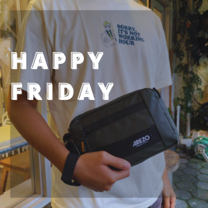 Arezo Bag - HANGING WALLET | SLING BAG / TAS SELEMPANG | HAND BAG PRIA WATERPROOF