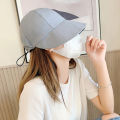 Women Sun-Hat Korean Sunproof UV Foldable Adjustable Sunscreen Fisherman Bucket Hat Cap Woman Topi Pantai Wanita Beach. 