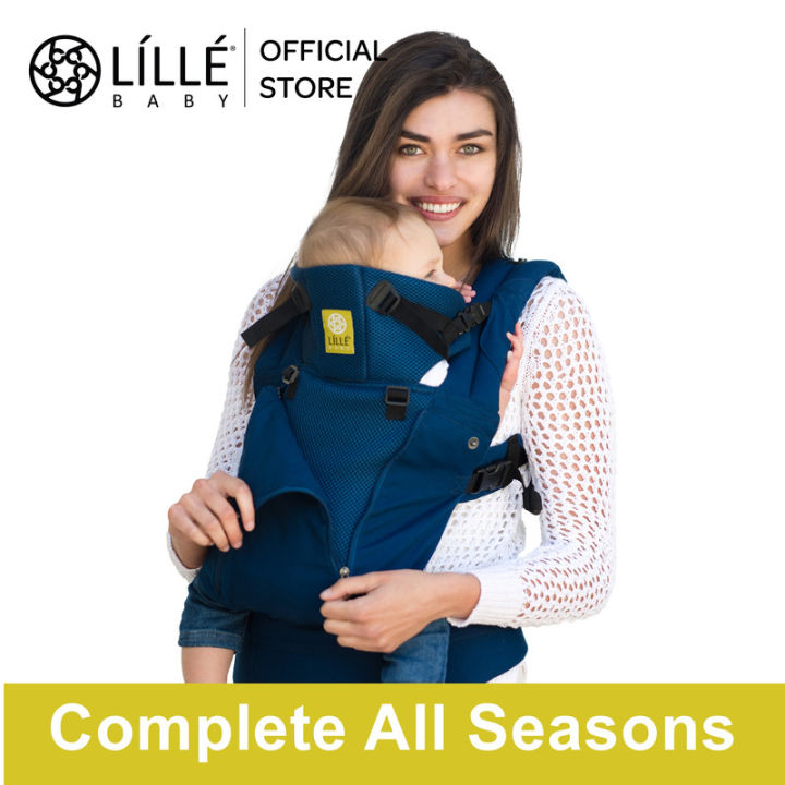 LÍLLÉbaby Complete All Seasons Six-Position 360° Ergonomic Baby and Child  Carrier Navy| Official Store Lazada