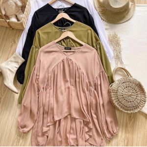 DALYNA BLOUSE BAHAN CERUTY BABY DOLL BLOUSE REMAJA TERBARU (BISA COD)/BLOUSE WANITA/BLOUSE KEKINIAN OOTD ATASAN/BLOUSE WANITA KOREAN STYLE/BLOUSE WANITA TERBARU 2025/BLOUSE WANITA JUMBO