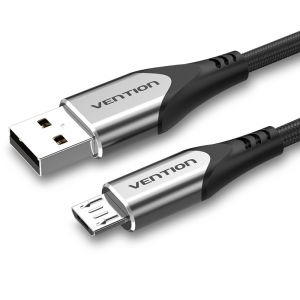 (HD1)Vention Micro USB Cable 3A Fast Charging & Data Sync Cable Nylon Braided Wire for Micro USB Mobile Phone Cables