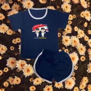 Setelan Anak COWOK/PEREMPUAN PLAYFUL COLOUR Umur 6 bulan - 7 tahun