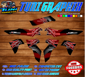 Honda Click 125i V3 HAYABUSA Design Decals W/ FREEBIES