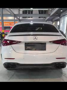 ฝาครอบท่อไอเสียสำหรับรถยนต์‑Benz C‑Class W206 ปี 2021 2022 2023 อุปกรณ์เสริมรถยนต์ ฝาครอบท่อท้าย ฝาครอบท่อไอเสีย ทดแทน FYK