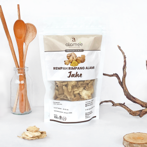 ALAMEE Jahe Kering Iris Dried Ginger Rempah Rimpang Organik Alami Bumbu Masakan Masak Organic 100g