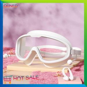 QUNED 2025 Large Frame Swimming Goggles For Kids High Quality Antifog Swim Glasses Waterproof HD Swim Eyewear Swim Equipment