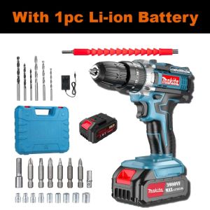 MAKITA Drill Cordless Drill Hammer Drill Batteri Cordless Impact Drill Power Tools 电钻