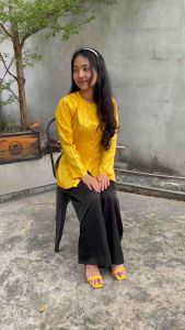 SET BỘ BÀ BA GẤM HOA HỒNG