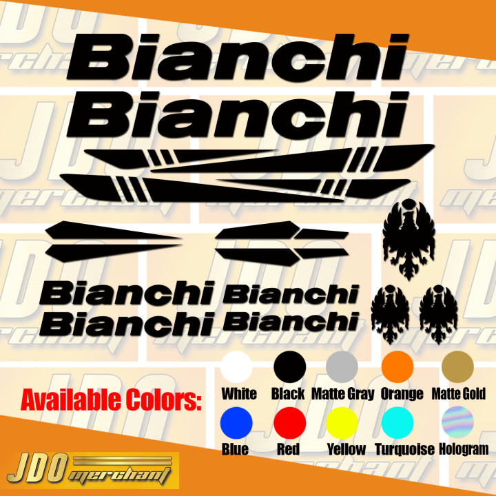 Bianchi stickers road store bike