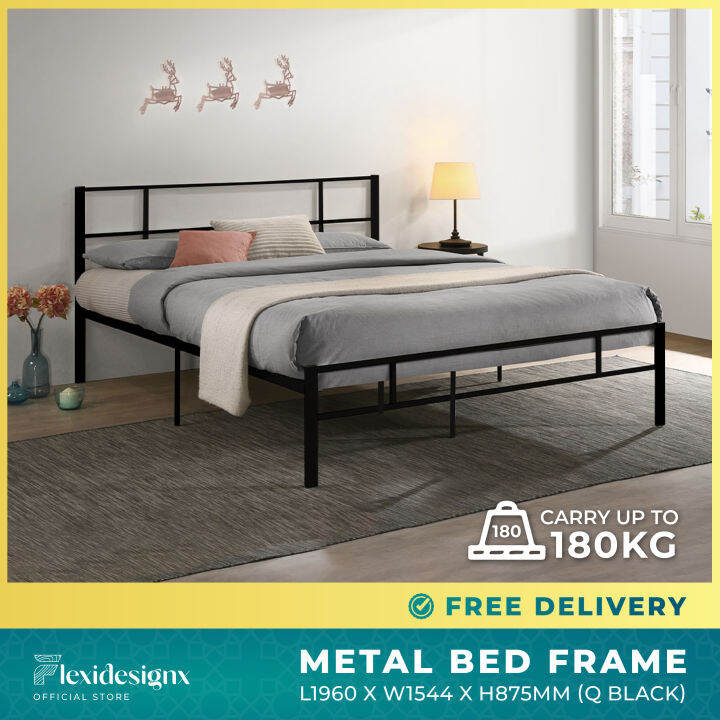 Bed Frame / Single / Super Single / Queen Metal Bed Frame / Solid Steel ...