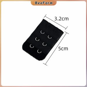 BF. Ladies Bra Extender Extension Strap Black & Skin 2/3/4 Hooks