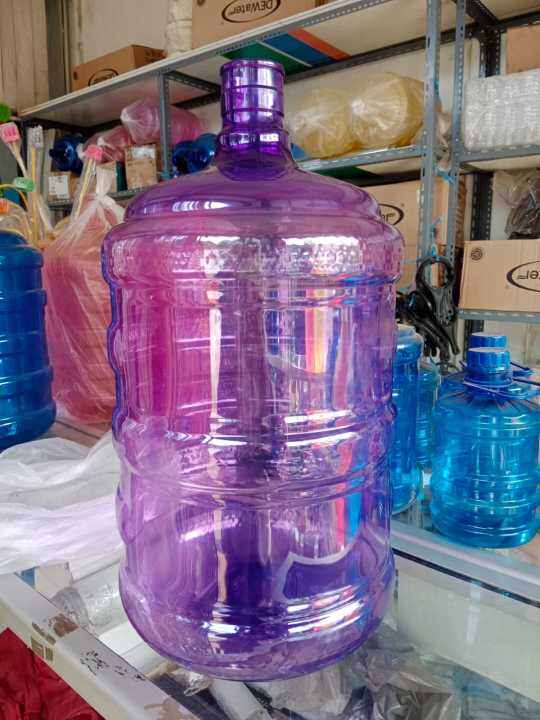 Galon Pet warna ungu tebal ukuran 19 liter galon air isi ulang galon dispenser warna ungu galon air warna ungu galon