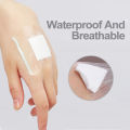 Cofoe Waterproof Medical Sterile Wound Dressing Stickers Tegader Film Patch Breathable Adhesive Dressing Gauze Pad Kit Wound Band Aid Disposable Cotton Type Transparent Wound Dressing Scar Covering Bandage Plaster Set. 