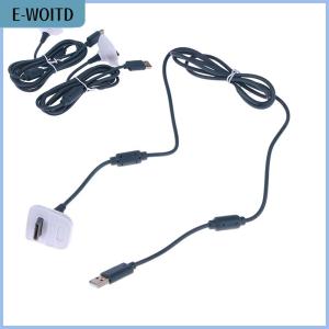 【E-WOITD】 For XBOX 360 Wireless Controller Handle Connection Cable Accessory 1.5M USB Play Charging Charger Cable Cord