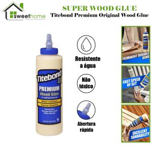 [Titebond wood glue] Titebond II Premium Original Wood Glue with professional strength Gam kayu paling kuat 16Oz/437ML