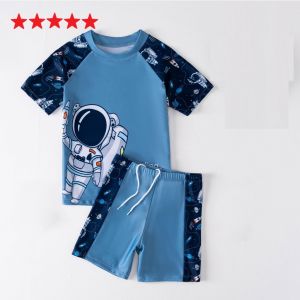 Set Celana Swimsuit Setelan Baju Renang Anak Laki Laki Boy Swimwear  Kado Anak Cowo Anak Cowok Lengan Pendek Pakaian