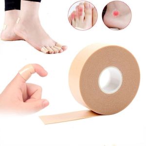 1 Roll Waterproof Heel Bandage Tape Self-adhesive Outdoor Survival Kits Elastic Multi-functional Bandage Medical Rubber Plaster Anti-wear Foot Pad