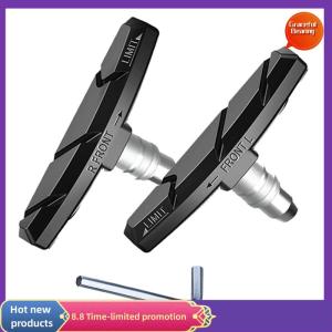 Graceful 1 Pair Durable Bicycle Silent Brake Pads Riding Brake Mount Pad Shoe Block Rubber Pads Long Lasting Good