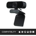 Rapoo C260 HD Web Camera 1080P With Microphone Webcam For Laptop CMOS 2 Megapixels Rotate Freely USB Interface. 