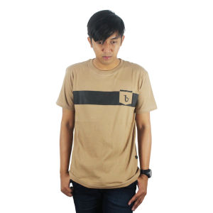 Kaos Pria Distro Bamboo Apparel Strip Kantong