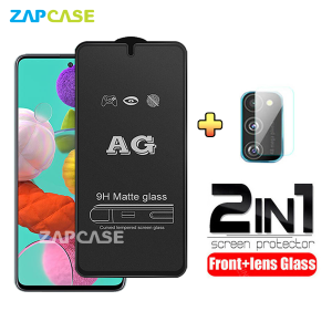 PAKET 2in1 Tempered Glass Anti Glare Samsung A51 Free Tempered Glass Camera Lens