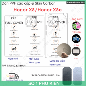 Dán PPF Honor X8 / Honor X8a loại trong nhám dành cho màn hình mặt lưng full viền