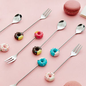 ORIGE HOUSE High Quality Fashion Ice Cream Dessert Coffeeware Cake Sugar Fruit Fork Teaspoon Coffee Spoon Stirring Spoon