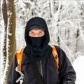 Warm Hoodie Hat Winter Men Women Hat Thermal Polar Fleece Balaclava Hat Hooded Neck Warmer Hike Cycling Windproof Hat. 