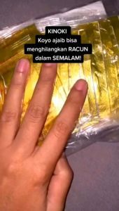 ORIGINAL ISI 10 PADS KINOKI GOLD KOYO PENYERAP RACUN KAKI