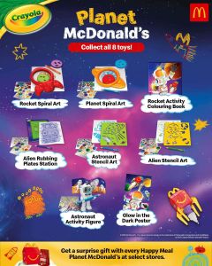 Planet Mcdonalds Crayola Limited Edition
