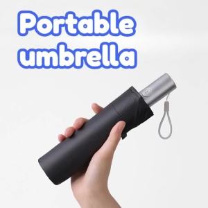 Sacesr Lightweight Auto Retractable Folding Umbrella Carbon Fiber Frame Anti Springback Safe Retraction Umbrellas Travel Rain Gear Q8H3K