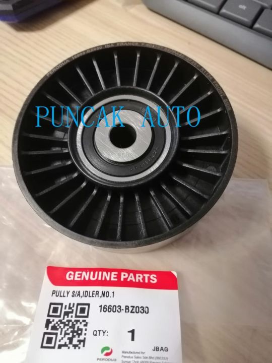 ORIGINAL ALZA 1.5CC FAN BELT TENSIONER PULLEY IDLER BEARING (16603