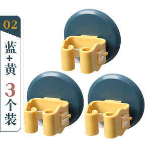 卫生间墙壁拖把挂钩挂夹扫把神器免打孔强力粘胶卡扣固定无痕粘钩yuluoo.my20250305