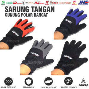 TERMURAH Sarung Tangan Gunung Bahan Polar Hangat - Glove - Sarung Tangan Hiking - Sarung Tangan Outdoor - Sarung Tangan Pria - Sarung Tangan Wanita