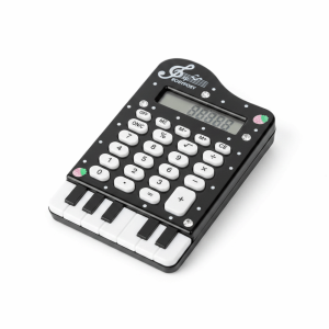 HCHC MALL Portable Piano Shape Calculator ABS Musical Note Printed Pocket Calculator High Beauty Pink Mini Calculator Student