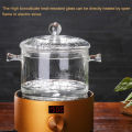 HATAYASHOP-PANCI KACA ANTI API/ PANCI KUAT/PANCI ELEGAN /Panci Kaca Tebal Premium Panci Soup Tahan Panas High Quality / PANCI MASAK KACA / PANCI KACA MASAK TRANSPARAN / POT PANCI MASAK/ Panci Kaca Glass Cooking Pot Borosilicate Tahan Panas/ PANCI REBUS. 