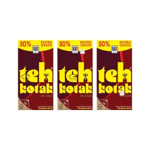 3PCS Teh Kotak Rasa Melati Produk Ultra Jaya Minuman Teh Kemasan Tetra Pack