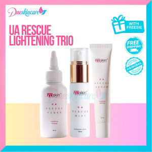 RyxSkin UA Rescue Lightening Trio Toner 60ml Deodorant Mist 30ml Serum 20ml Underarm Set Spray