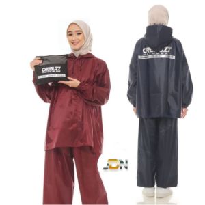 JAS HUJAN RAINCOAT Pria Wanita Terbaik By AKULA Anti Rembes Mocca