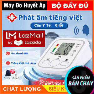 Máy đo huyết áp bắp tay điện tử giọng nói Tiếng Việt thông minh - Màn Hình Led Công Nghệ Tự Động Thông Minh Chính Xác Dễ Sử Dụng Phù Hợp Cho Người Cao Tuổi Bảo Hành 1 Đổi 1